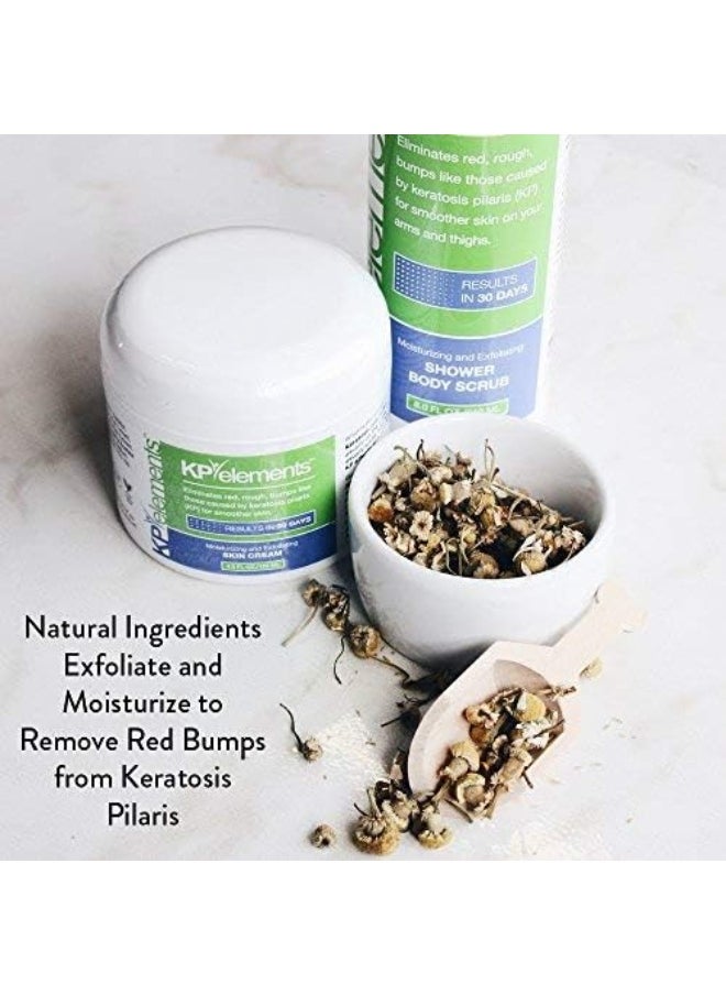 KP Elements KP Elements Keratosis Pilaris Body Scrub & Exfoliating Skin Cream Set  - Image 2