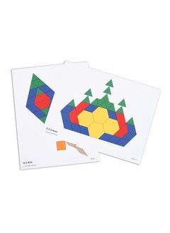 Learning Advantage Learning Advantage Pattern Block Activity Cards - In-Home Learning Activity for Early Math & Geometry - Set of 20 - Teach Creativity, Sequencing and Patterning  - Image 3