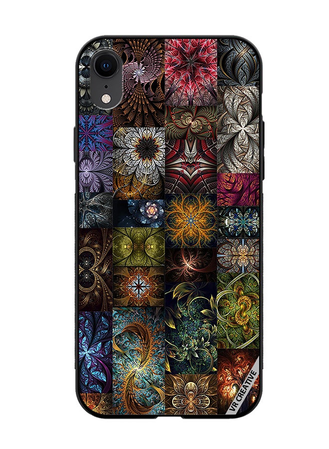 VR CREATIVE Protective Case Cover For Apple iPhone XR 30 Mind Blowing Pieces Of Algorithmic Fractal Art Design Multicolour - Image 1