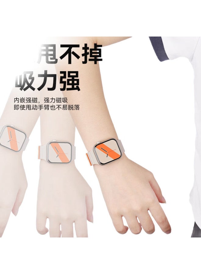 WITGOER Watch Band [Brand Direct Operation], Compatible With Apple Watch, Magnetic Silicone Strap For Apple Iwatch Ultra 2/S10/9/8/7/6/Se, Liquid Soft And Skin-Friendly, For Men And Women - Image 1