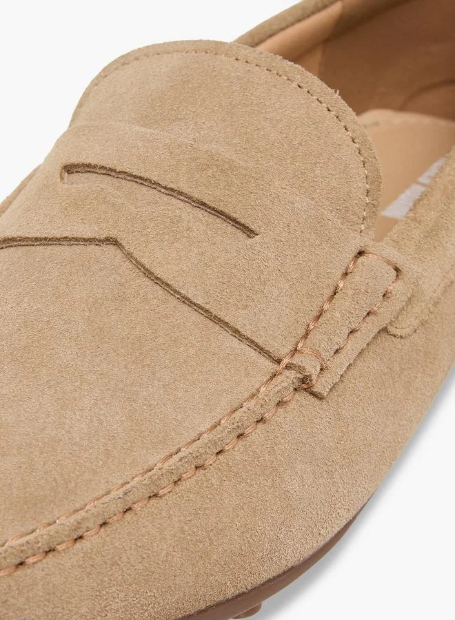 Renzo Ruganni BEIGE Men Leather Loafers for Men | Best Price UAE