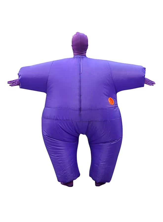 Inflatable Costume Suit for Adults – Funny Blow-Up Jumpsuit with Fan, Purple Air-Filled Party Outfit for Halloween, Cosplay & Events - Image 2