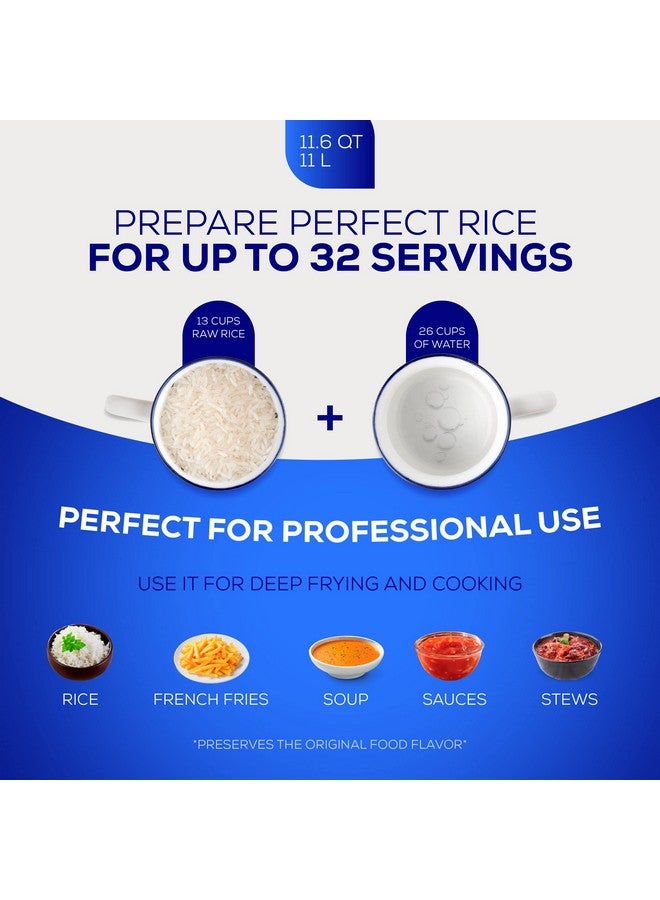 UNIVERSAL Universal (Professional Large) Caldero 32 Cups - 11.6 QT / 11 L, Stainless Aluminum Pot, Even Heat Distribution and Fast Cooking Dutch Oven Pot, Ergonomic Handles, Ideal for Rice, French Fries, and More  - Image 5