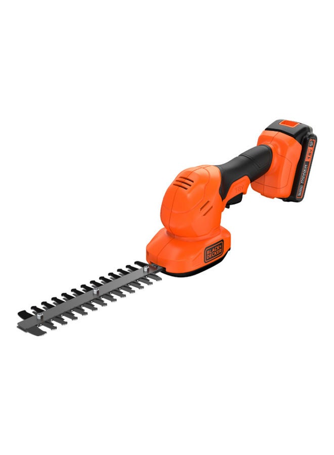 BLACK+DECKER Cordless Shear Shrubber With 2Ah Battery And 1A Charger 18V BCSS18D1-GB Orange/Black - Image 2