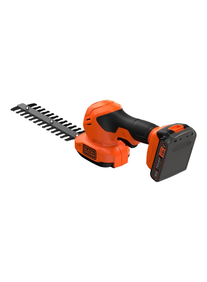 BLACK+DECKER Cordless Shear Shrubber With 2Ah Battery And 1A Charger 18V BCSS18D1-GB Orange/Black - Image 4