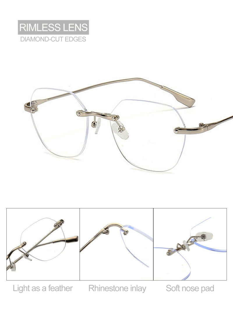 LAIAOCISI Unisex's Blue Light Blocking Glasses Reading Eye Fatigue Prevention Computer Reading Games and TV  - Image 2