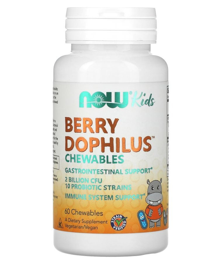 now Berry Dophilus Kids 2 Billion 60 Chewables