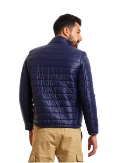 Zipper Full Sleeves Puffer Jacket - Navy Blue - pzsku/Z693F571CF20D66E34A09Z/45/_/1669802236/89c983eb-b853-446e-967f-c56bb762a768