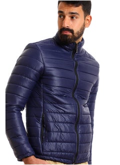 Zipper Full Sleeves Puffer Jacket - Navy Blue - pzsku/Z693F571CF20D66E34A09Z/45/_/1669802236/8d75e291-cdc5-443e-b9e4-bd9b6396bd64