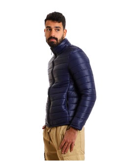 Zipper Full Sleeves Puffer Jacket - Navy Blue - pzsku/Z693F571CF20D66E34A09Z/45/_/1669802236/a54760e0-020e-4640-897c-535963301c08