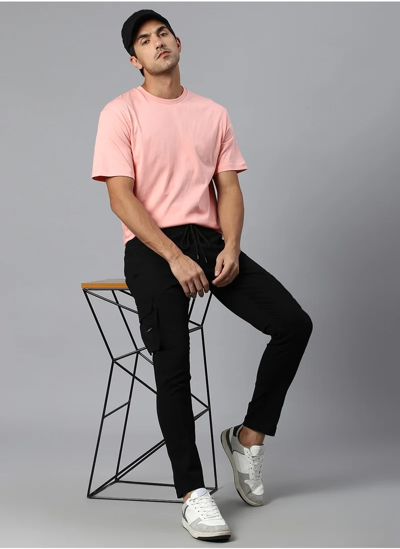 Hubberholme Pink T-Shirt For Men