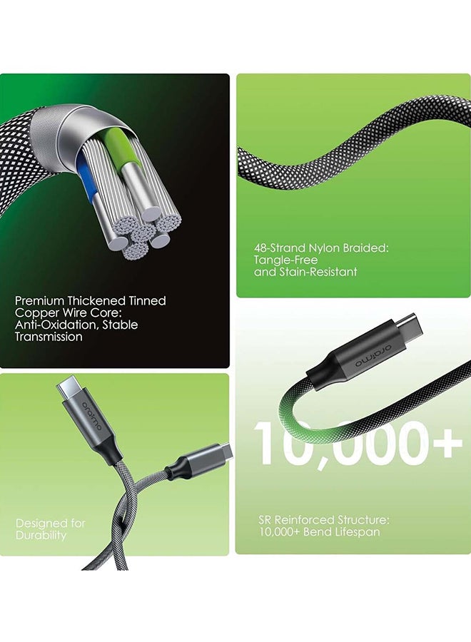 أورايمو كابل ماج كابل USB-C إلى USB-C 1م 60 واط - - Image 5