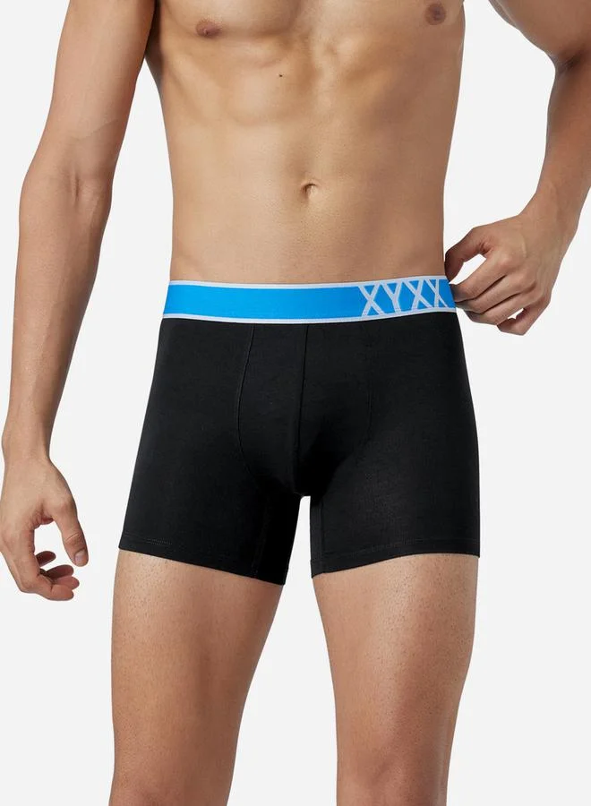 XYXX Pack of 2 - Micromodal Logo Waistband Antimicrobial Trunks by Styli
