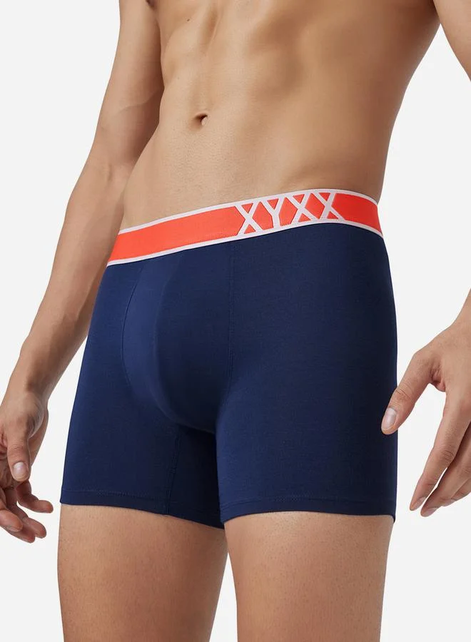 XYXX Pack of 2 - Micromodal Logo Waistband Antimicrobial Trunks by Styli