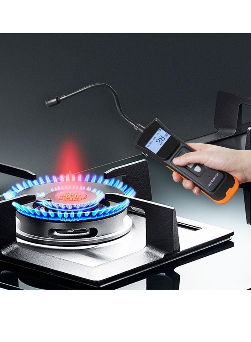 KASTWAVE Portable Gas Leak Detector with LCD Screen, 11" Gooseneck and Rechargeable, Ideal for Home, Kitchen, Garage, and Gas Stations. Detects Combustible Gases like Natural Gas, Methane, Propane, and Ethanol  - Image 2