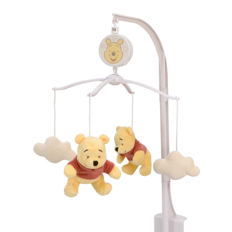 Disney Winnie The Pooh Blustery Day Plush Clouds Musical Mobile