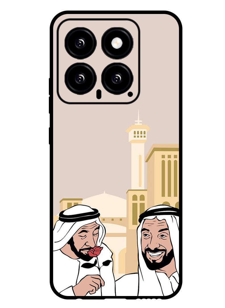 Theodor Protective Case Anti Scratch Shock Proof Bumper Cover For Xiaomi 14 Sheikh 2 - Image 1