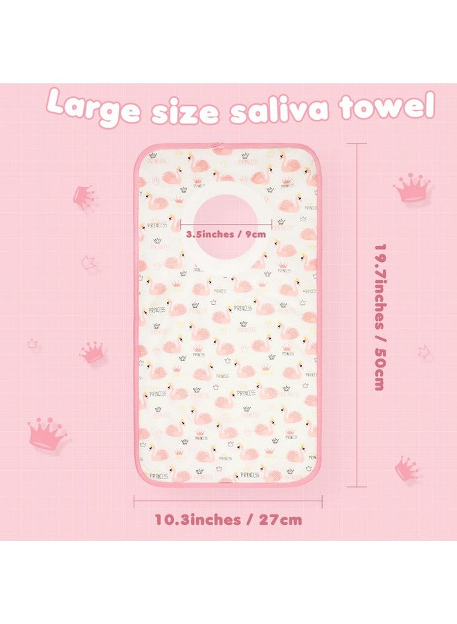 Newwiee 5 Pieces Waterproof Muslin Pullover Baby Bibs Full Coverage Toddler Bibs Soft Absorbent Large Bibs Comfortable Towel Bibs Colorful Baby Drooling Bibs For Feeding And Drooling Toddlers - Image 3
