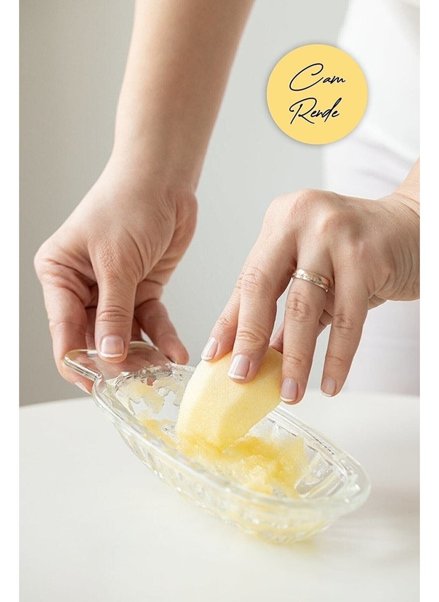 Tamu Glass Grater Apple Grater Baby Grater Fruit Puree Grater  - Image 1