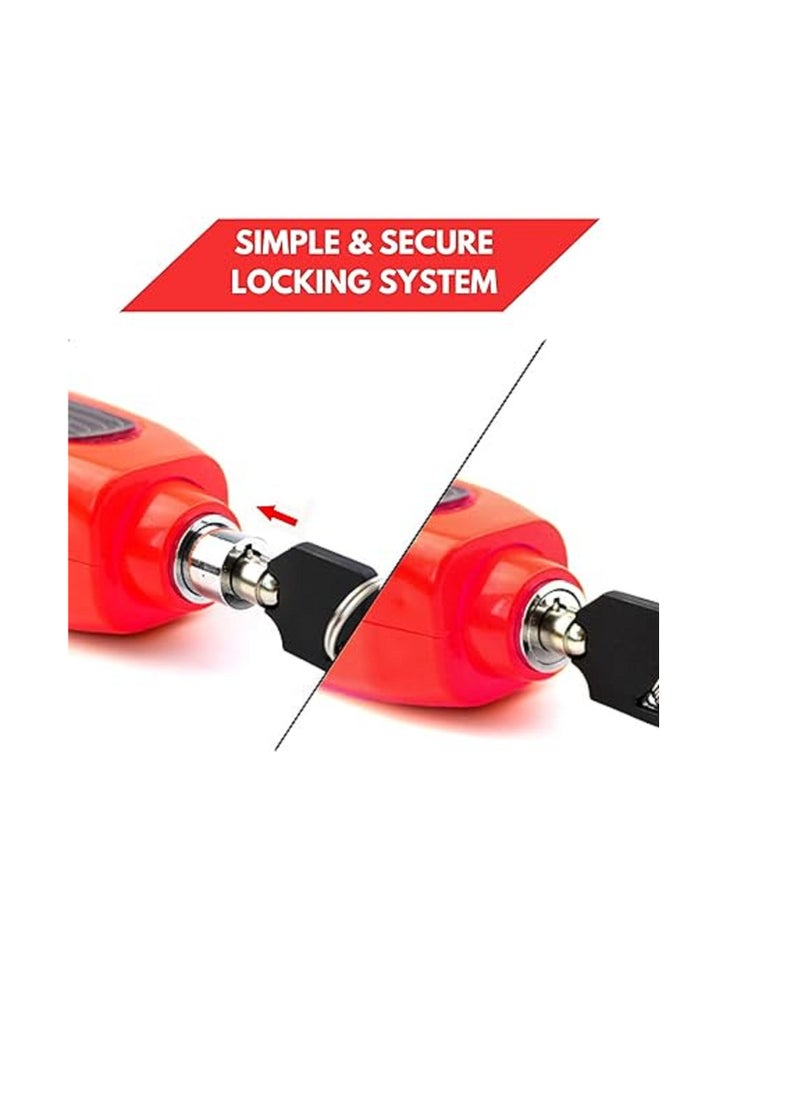 Generic Motorcycle Locks Heavy Duty Anti Theft -Brake Lock- Scooter for Motorcycle Security  - Image 2