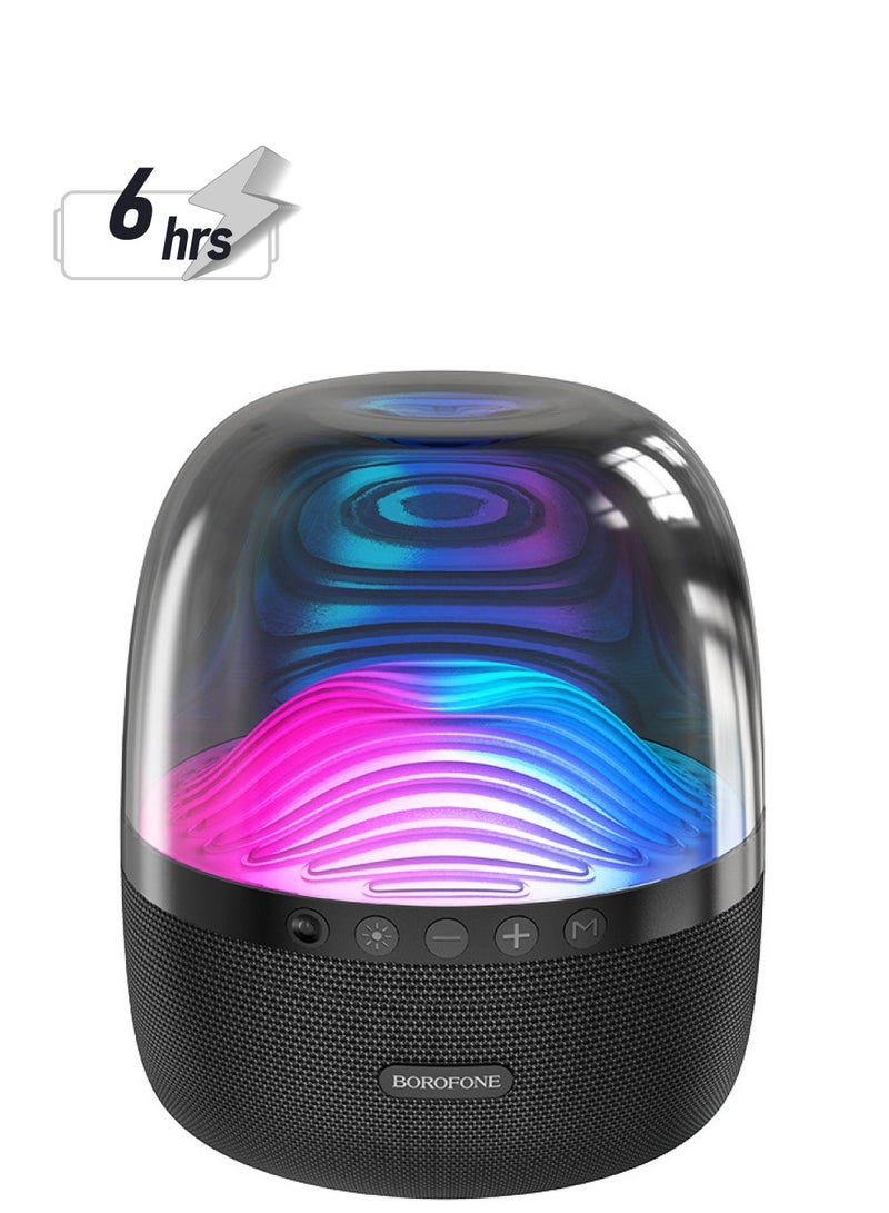 BOROFONE Glazed Colorful Luminous Bluetooth Speaker Suitable for Home and Outdoor Wireless Bluetooth Sound - Image 1