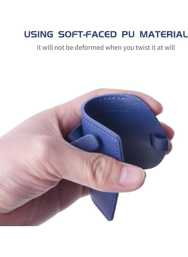 ECVV PU Leather Luggage Tags, Suitcase Tag Travel Tags with Privacy Cover for Travel Bag Suitcase, Baggage Tags ID Label for Women Kids Funny Cute - Image 4