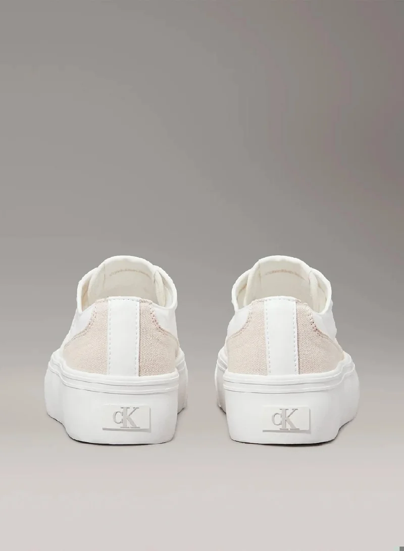 Calvin Klein Jeans Canvas Platform Trainers