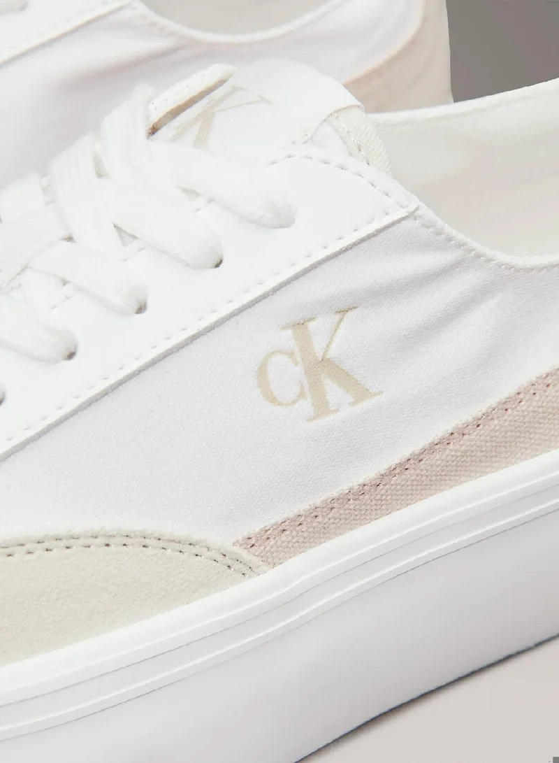 Calvin Klein Jeans Canvas Platform Trainers