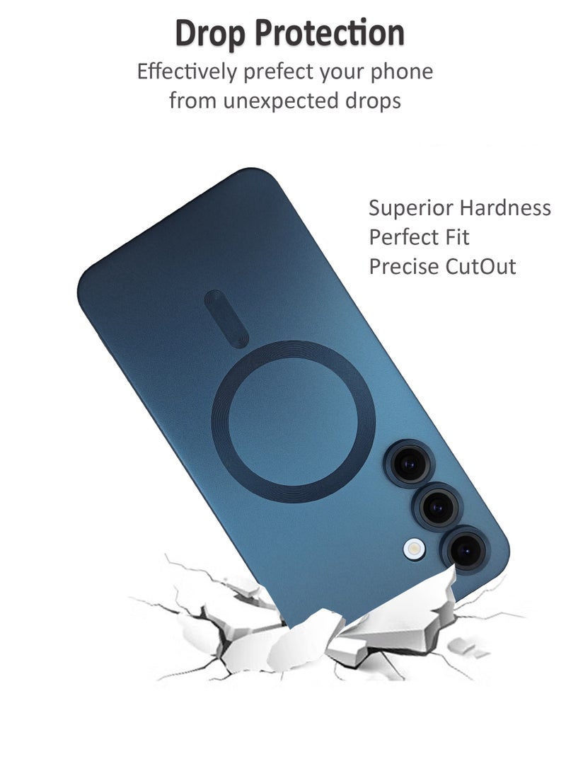 Samsung Galaxy A56 5G Premium Case | Premium Silicone  Case Cover Designed for Samsung Galaxy A56 5G | Samsung Galaxy A56 5G Case Camera and Drop Protection Thin Protective Back Cover Case for Samsung Galaxy A56 5G - Blue