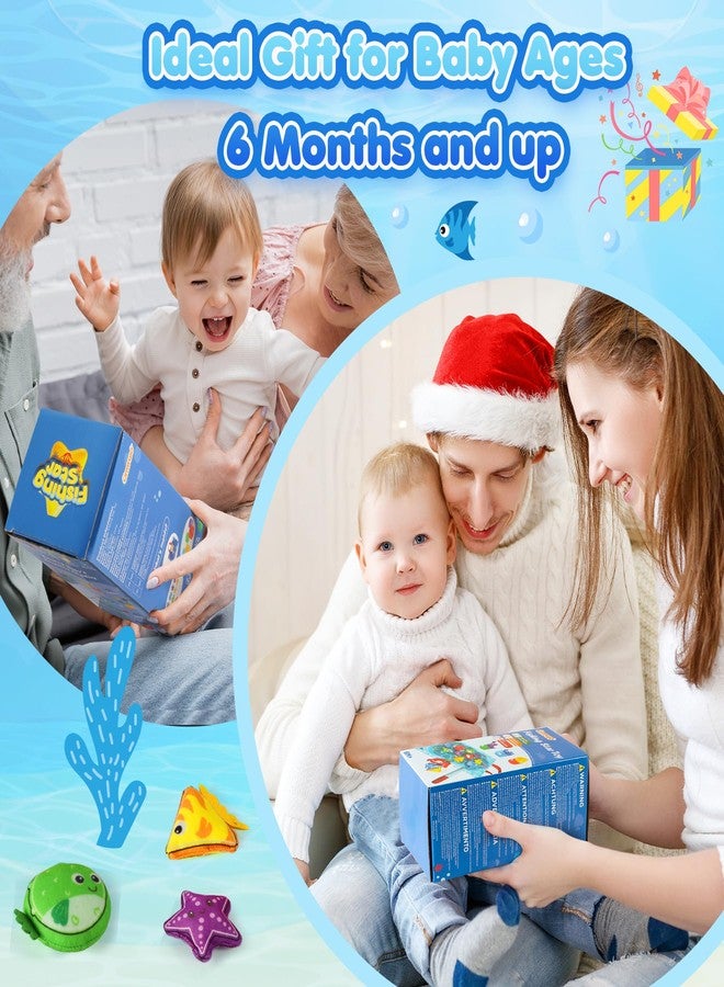 URMYWO Montessori Toys for 1 Year Old - 17 in 1 Cloth Toddler Fishing Game with Stacking Cups Color Sorting, Baby Toy 12-18 Months One Year Old Boy Birthday Gift, Toddler Toys for 1 2 Year Old Boy Girl Gifts - Image 5
