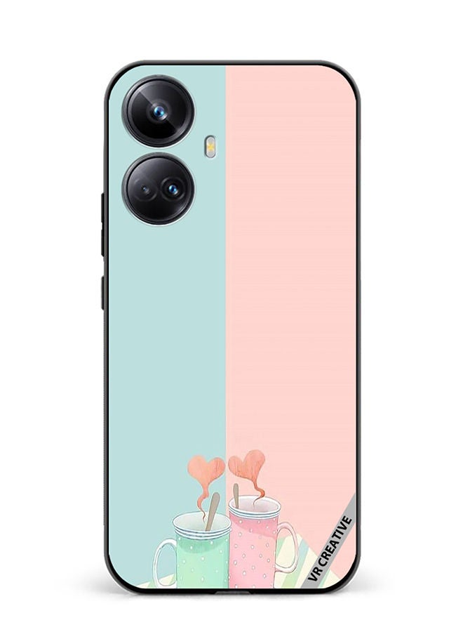 VR CREATIVE Protective Case Cover For Realme 10 Pro Plus Coffee With Love Design Multicolour - Image 1