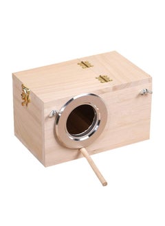 Wooden Nest Box for Parrot Breeding with Warm Incubator for Optimal Egg Hatching