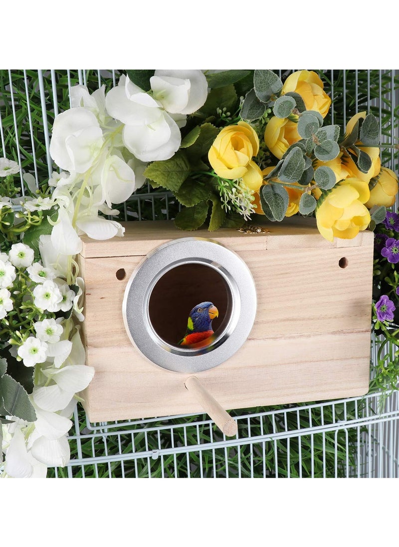Generic - Wooden Nest Box for Parrot Breeding with Warm Incubator for Optimal Egg Hatching - Image 1
