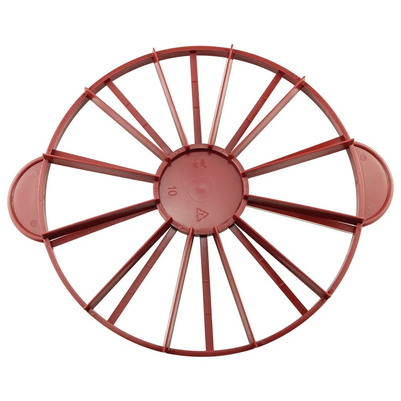 Tegg Cake Marker Round Cake Slice and Pie Slicer Divider 10 or 12 Slices Double Sided Cake Portion Marker Red - Image 5