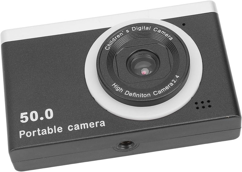 HD Digital Camera 50MP 1080P 8X Zoom, Kids Digital Camera with Front and Rear Dual Cameras, Built - in Filters and Fill Light for Children Photography (Black) - Image 4