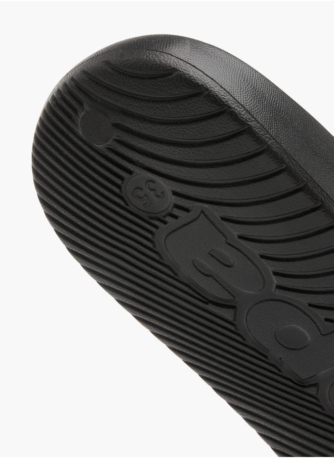 Kappa Boys' Logo Print Slides with Buckle Detail  - Image 5