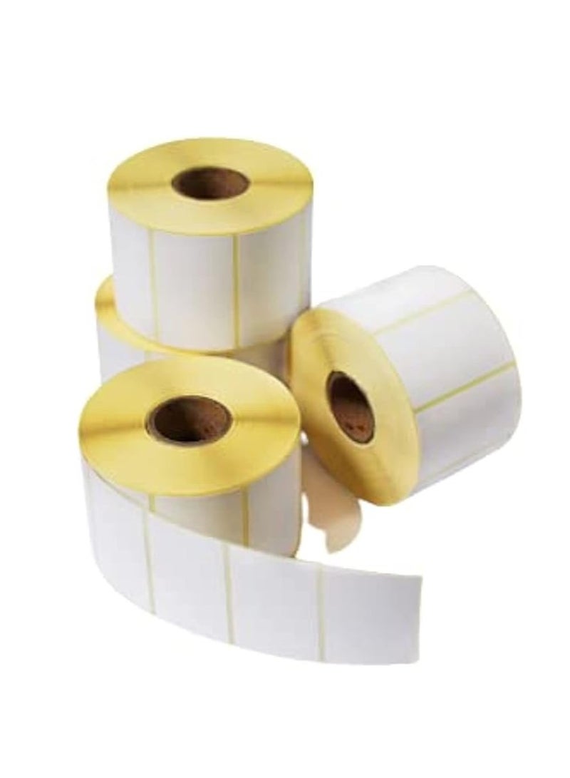 Terabyte 3 Rolls - 50mm x 25mm Barcode Label Sticker Direct Thermal 1000 Labels Per Roll - Image 1
