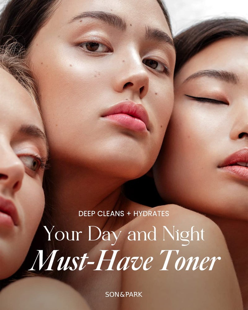 SON&PARK Beauty Water 340ml (11.49 fl. oz) | Multi-Purpose Toner for Oil Control Hydrating Exfoliating Skincare Daily Cleansing Booster with Rose Water Witch Hazel Lavender Oil - Image 5