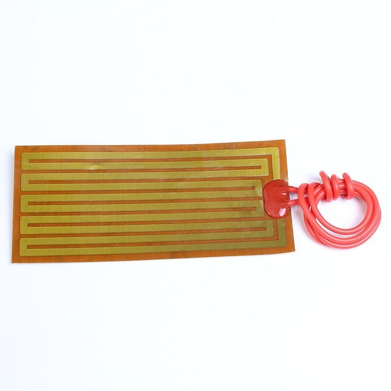 IS 4 PCS Film Heater Plate Adhesive Pad, Icstation PI Heating Elements Film 24V 30W Strip Heater Adhesive Polyimide Heater Plate 45mmx100mm - Image 3