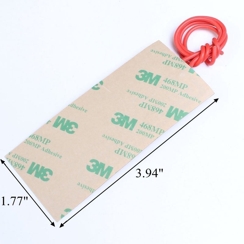 IS 4 PCS Film Heater Plate Adhesive Pad, Icstation PI Heating Elements Film 24V 30W Strip Heater Adhesive Polyimide Heater Plate 45mmx100mm - Image 5