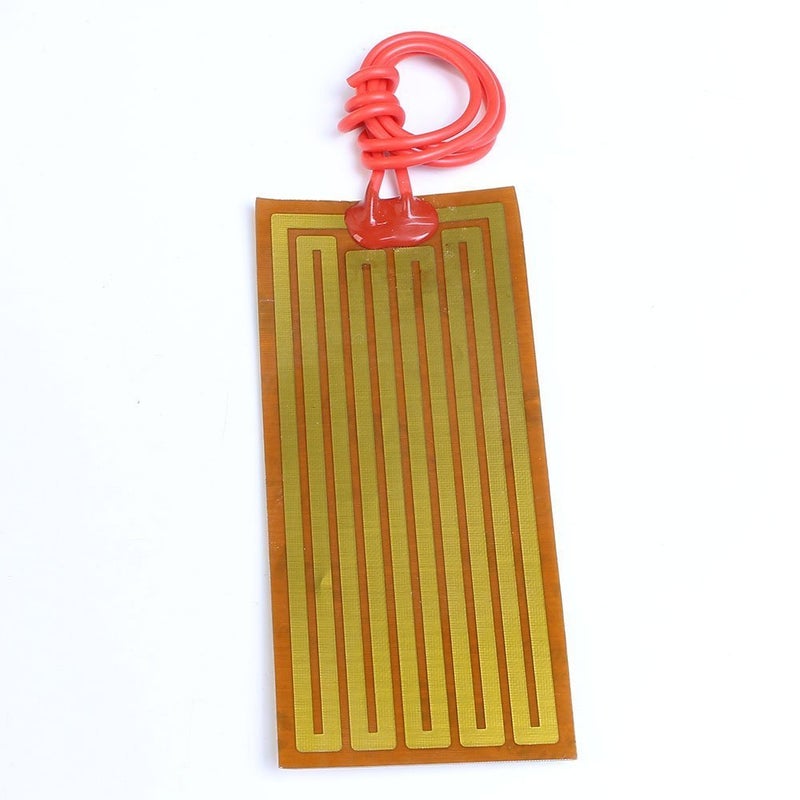 IS 4 PCS Film Heater Plate Adhesive Pad, Icstation PI Heating Elements Film 24V 30W Strip Heater Adhesive Polyimide Heater Plate 45mmx100mm - Image 4