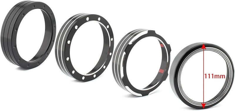 QASULER Motorcycle Speedometer Trim Ring for Harley Davidson X350 - Image 3