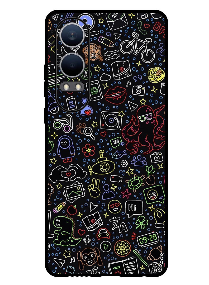 Theodor Protective Case Anti Scratch Shock Proof Bumper Cover For Oppo K12x (China) Random things - Image 1