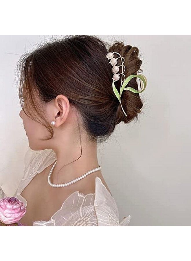 Ash & Roh Butterfly Hair Claw Clips For Women Nonslip Strong Metal Butterfly Sparkly Hold Hair Jaw Clips Cute Hair Claws Big Butterfly Cute Hair Clips Headwear Gifts. (Lotus Pink) - Image 2