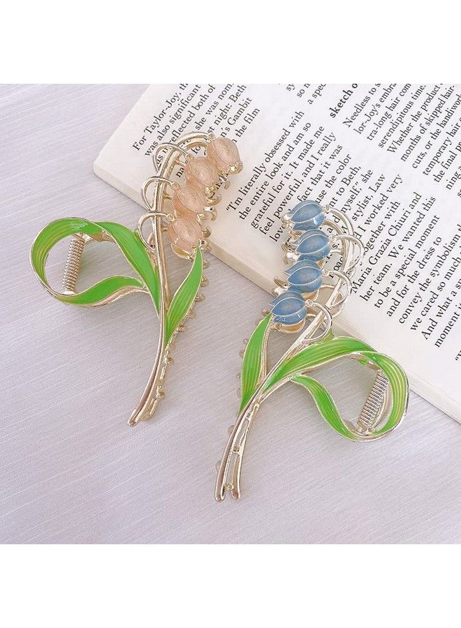 Ash & Roh Butterfly Hair Claw Clips For Women Nonslip Strong Metal Butterfly Sparkly Hold Hair Jaw Clips Cute Hair Claws Big Butterfly Cute Hair Clips Headwear Gifts. (Lotus Pink) - Image 4