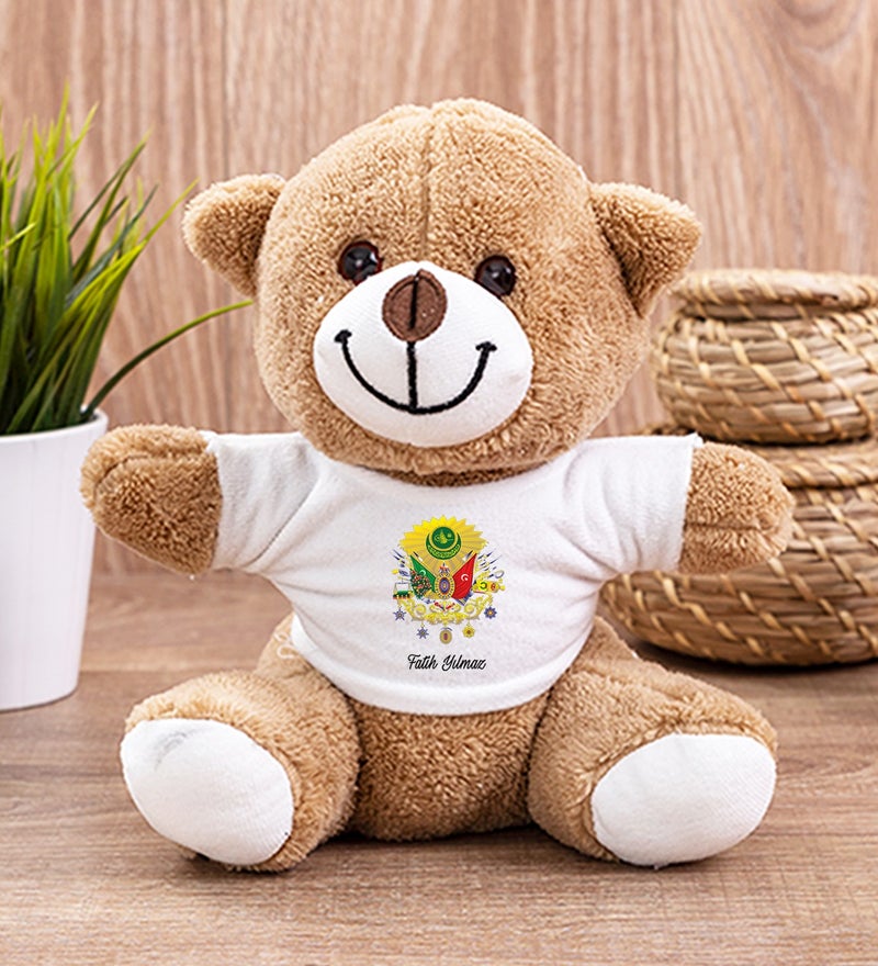 Hediye Dükkanı Gift Shop Personalized Ottoman Coat of Arms Plush Bear 