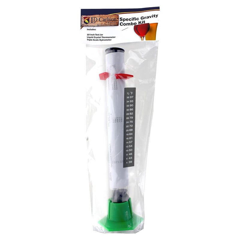 LD Carlson Specific Gravity Combo Kit with Triple Scale Hydrometer & Test Jar - Image 4