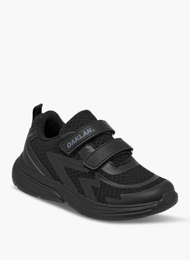 Oaklan by Shoexpress Girls Panelled Sports Shoes with Hook and Loop Closure