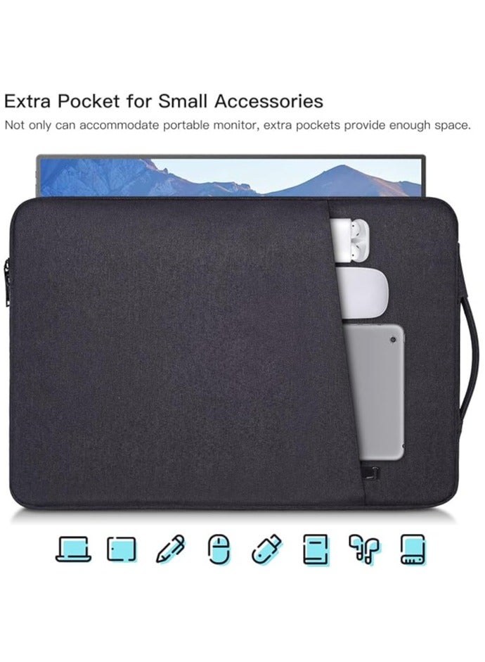 erorex 18-18.5 Inch Portable Monitor Case Sleeve for InnoView aimuonos UPERFECT Ingnok Motyeowe VisionOwl Lasitu COOLHOOD Usparkle EVICIV HONGO,Laptop Notebook Computer Gaming Display Protective Travel Bag  - Image 4