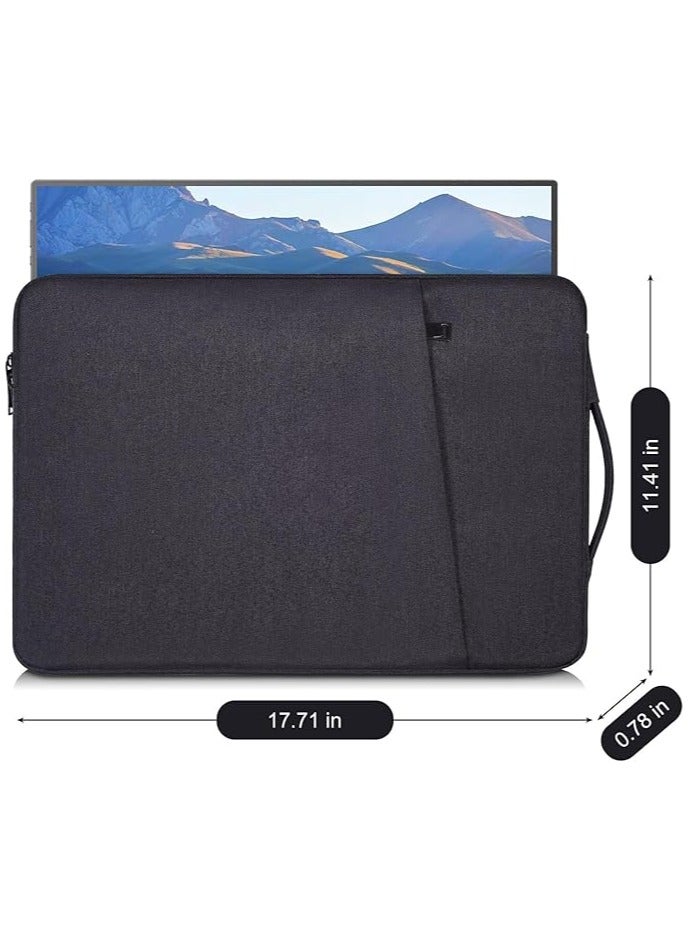 erorex 18-18.5 Inch Portable Monitor Case Sleeve for InnoView aimuonos UPERFECT Ingnok Motyeowe VisionOwl Lasitu COOLHOOD Usparkle EVICIV HONGO,Laptop Notebook Computer Gaming Display Protective Travel Bag  - Image 5